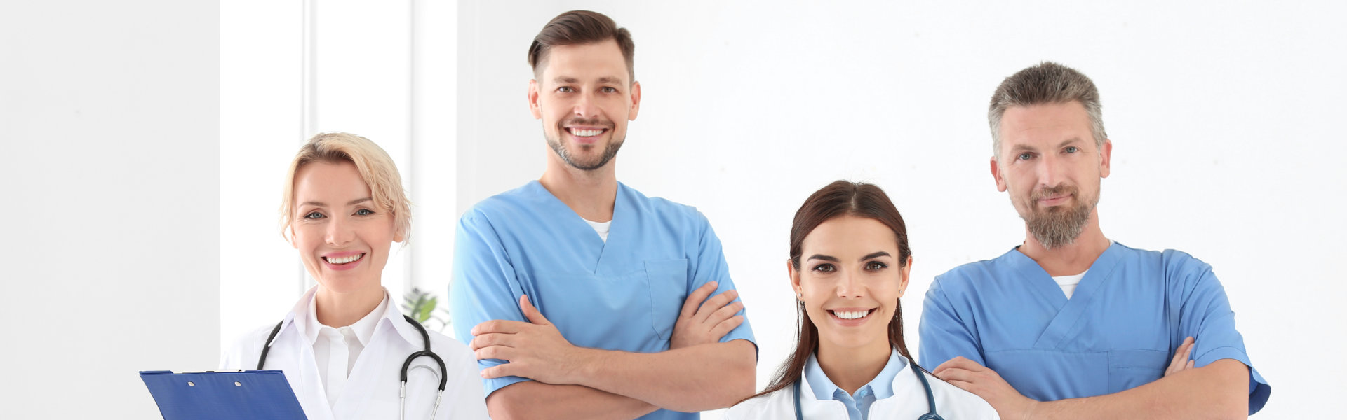 Nurses smiling